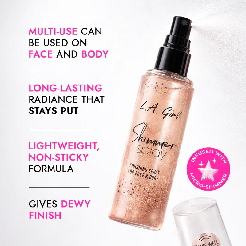 Variant: GFS919 Rose Gold | L.A. - GirlShimmer Spray