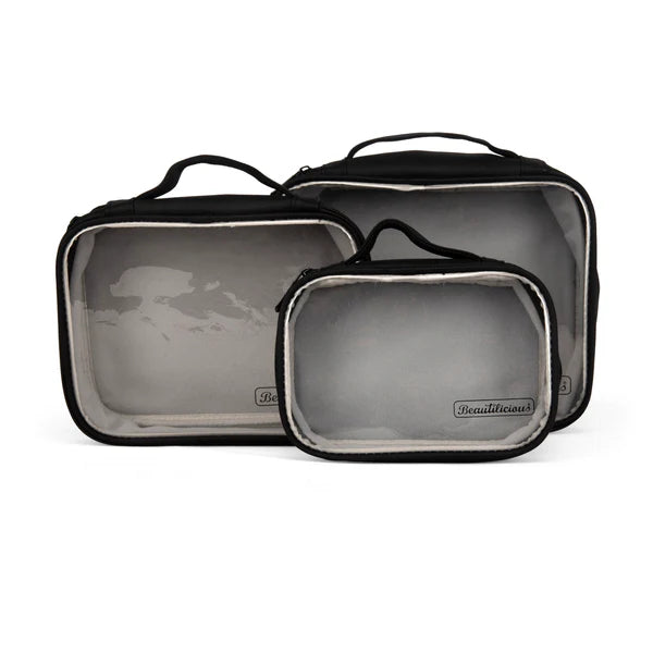 Beautilicious - Makeup Pouches - Set of 3