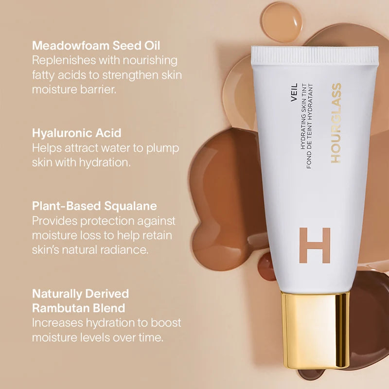 Hourglass Veil Hydrating Skin Tint – Lightweight Dewy Foundation