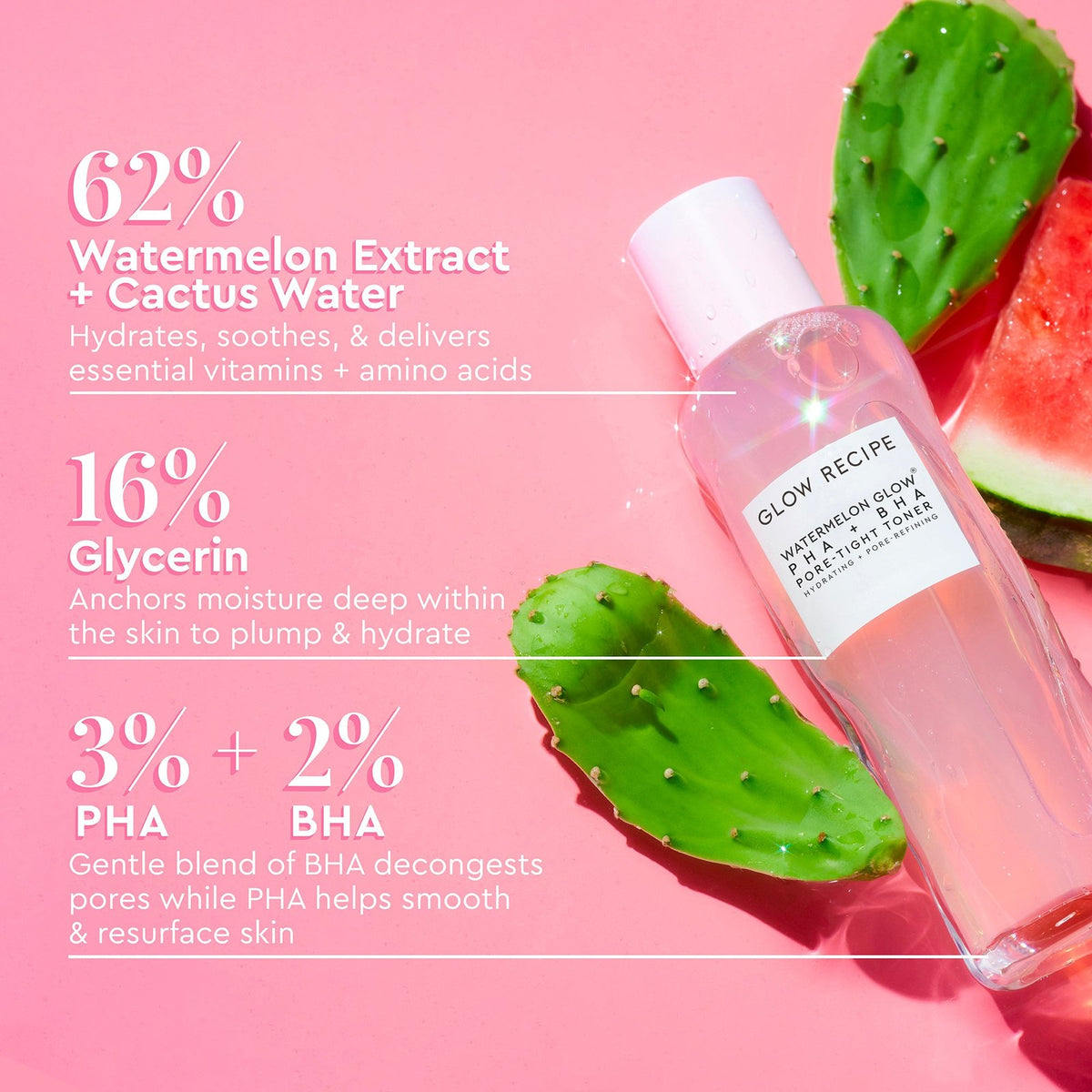 GlowRecipe - Watermelon Glow PHA+BHA Pore-Tight Toner