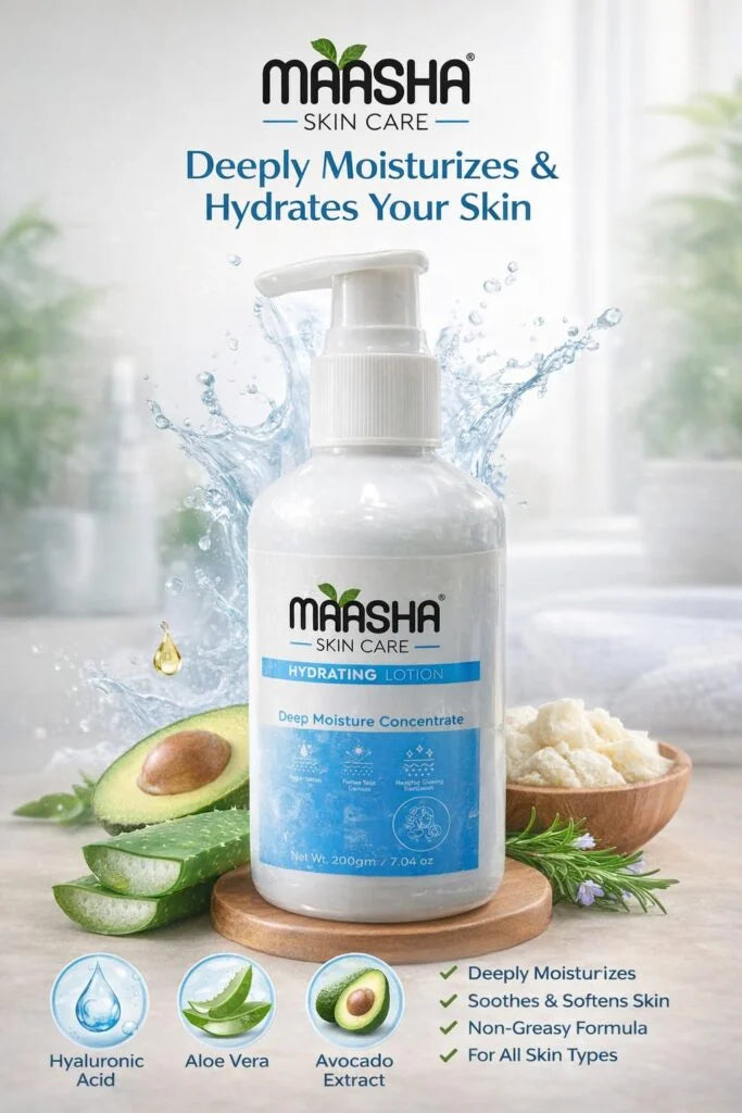 Maasha Skin Care Hydrating Lotion – Deep Moisture Concentrate