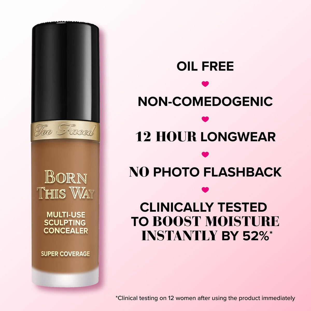 Variant: Nude | Too Faced - Born This Way Super Coverage Multi-Use Concealer