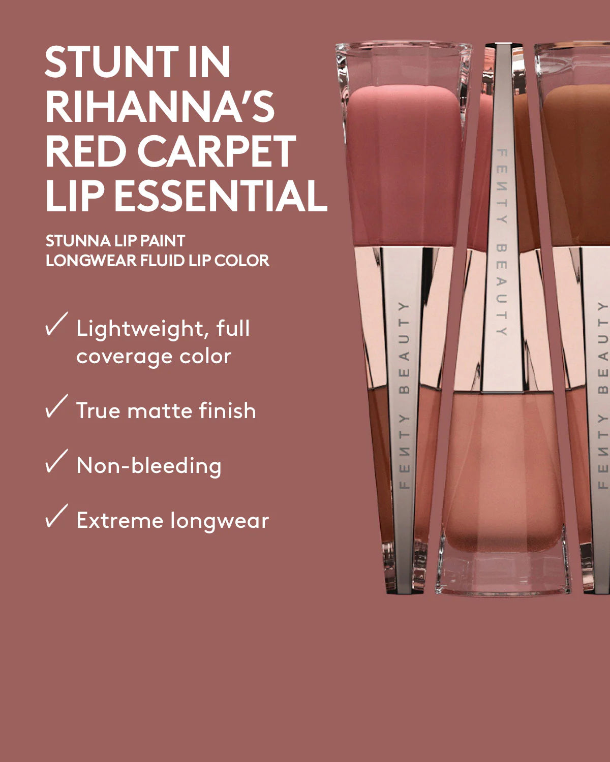 Variant: UnLocked | Fenty Beauty - Stunna Lip Paint Longwear Fluid Lip Color
