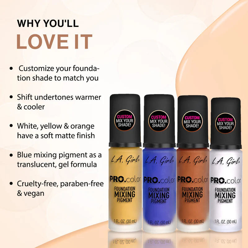 Variant: GLM713 Orange | L.A. Girl - PRO.color Foundation Mixing Pigment