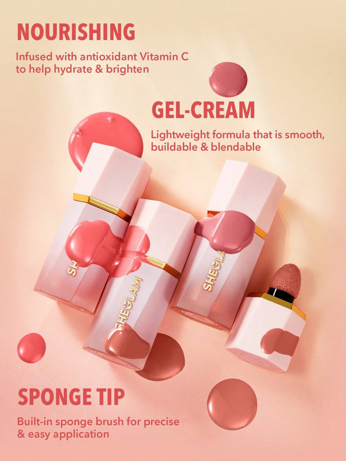 Variant: Rose Ritual | SheGlam - Color Bloom Liquid Blush Matte Finish