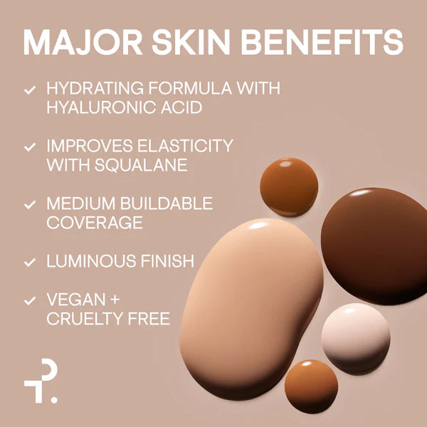 Variant: 6 Neutral | PATRICK TA MAJOR SKIN HYDRA-LUIXE LUMINOUS SKIN PERFECTING FOUNDATION