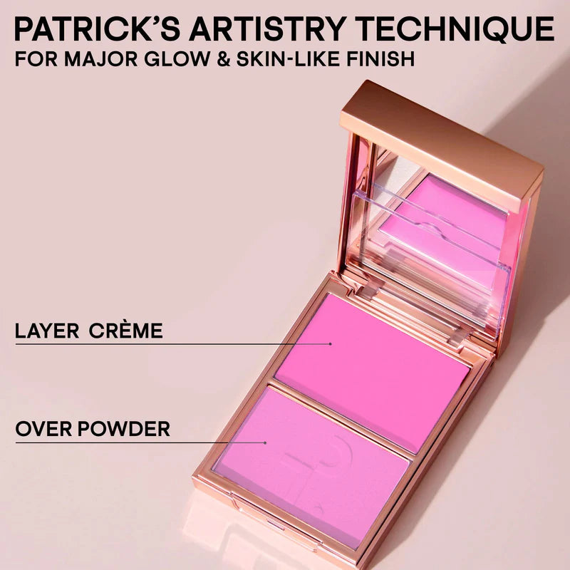 PATRICK TA MAJOR HEADLINES DOUBLE-TAKE CRÈME & POWDER BLUSH DUO