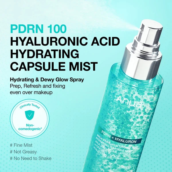 Anua PDRN Hyaluronic Acid Hydrating Capsule Mist 100ml